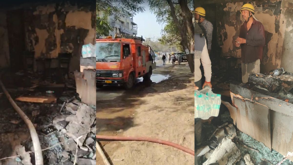 gurugram fire erupts at greenwood society guest house