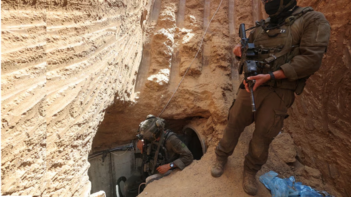 israel kills 40 hamas fighters hiding in a tunnel