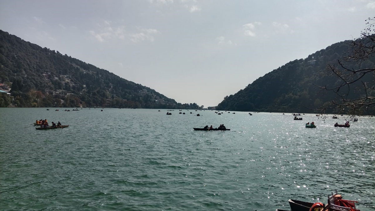 nainital is bustling with tourists as the weekend approaches