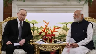 भारत के दोस्त पुतिन का इंडिया में स्वागत (फोटो सोर्स- एएनआई)