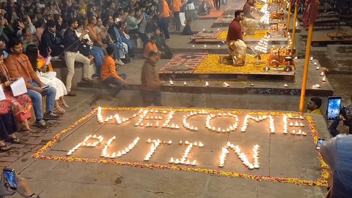 ganga aarti varanasi special ritual for india russia relations