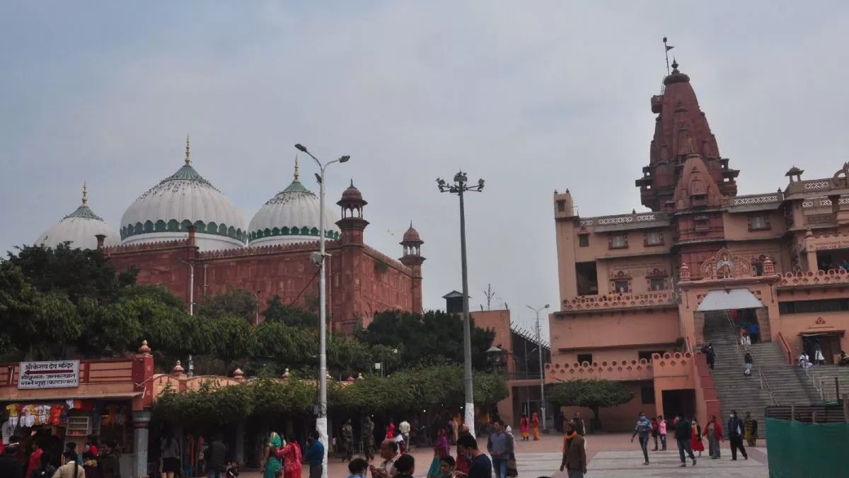 mathura security tightened for shaurya diwas at shahi masjid idgah