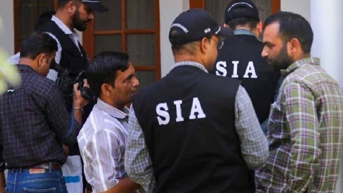 sia investigating a white collar module conducted raids at two locations in srinagar and ganderbal seizing mobile phones and sim cards