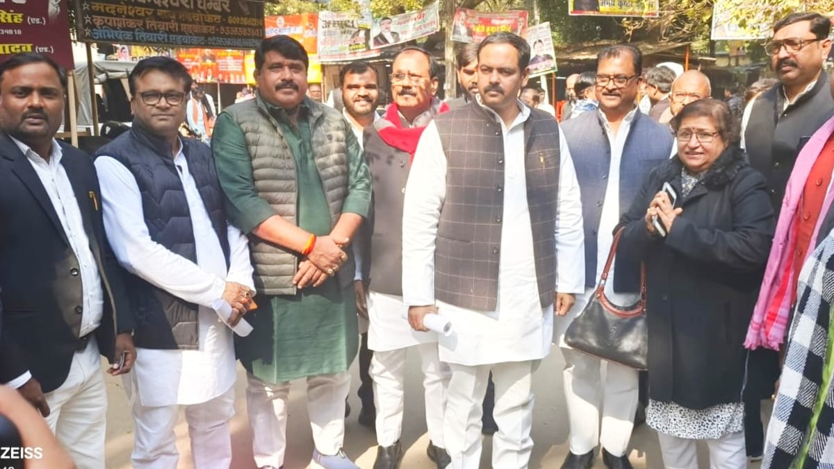 sp delegation meets district election officer regarding mlc voter list