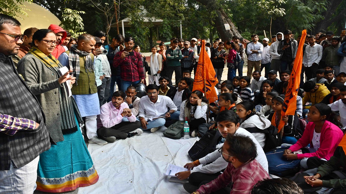 protests and hunger strikes demanding reopening of closed hostels in muzaffarpur