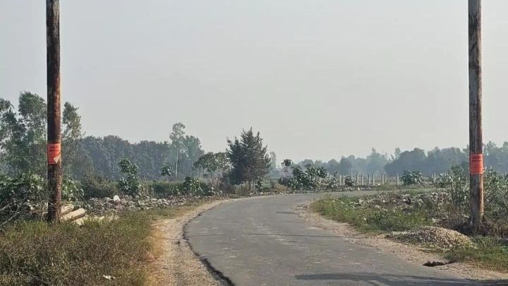 sultanpur double lane road construction 69 crore project