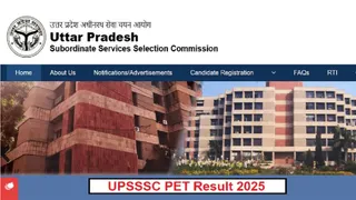 UPSSSC PET Result 2025 OUT