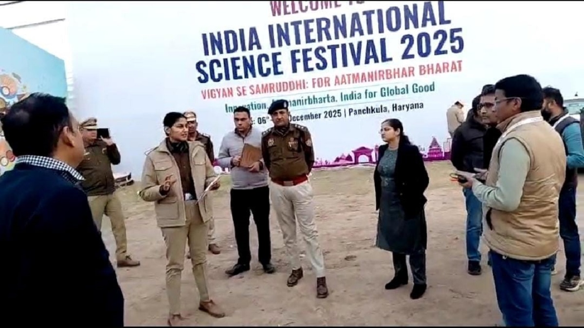 india international science festival hightech security in panchkula