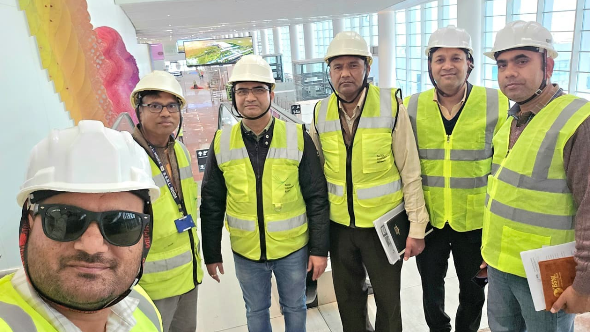 noida airport bsnl gears up for pm rally with hotlines highspeed internet