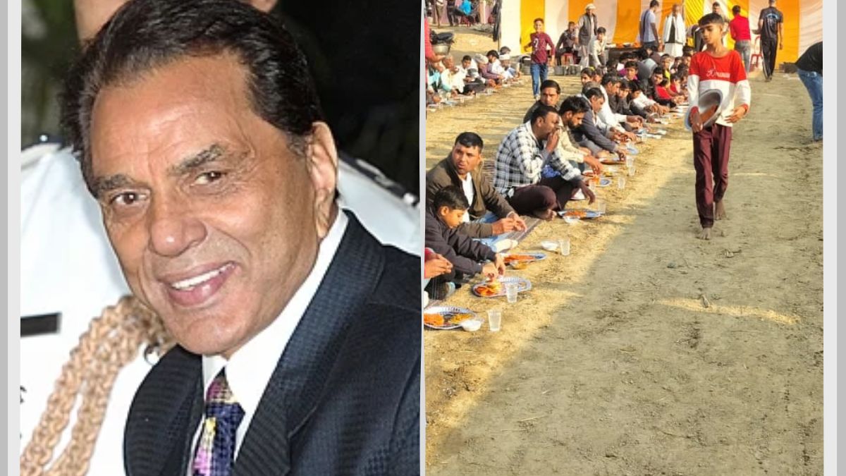 dharmendra death fans organize prayer meet and feast in mathura