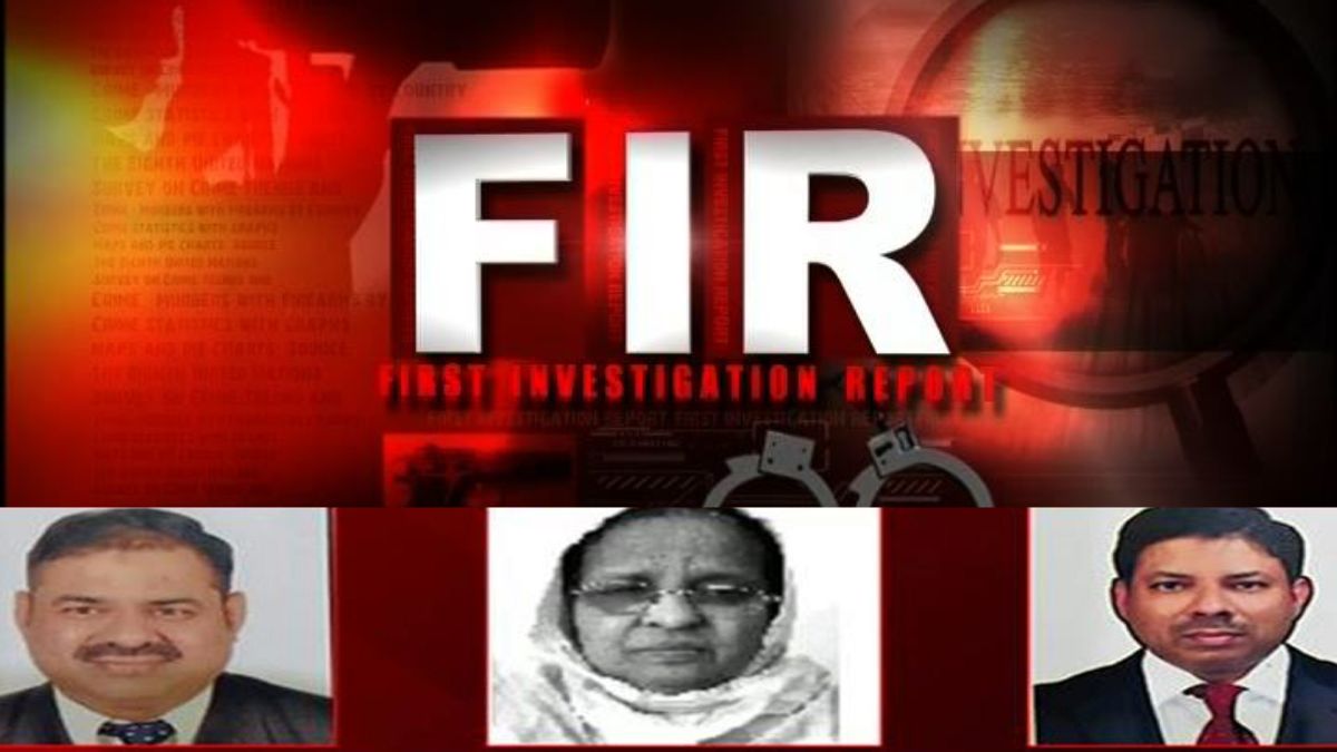 fir for fake information in sir form in rampur mother and two sons are on radar
