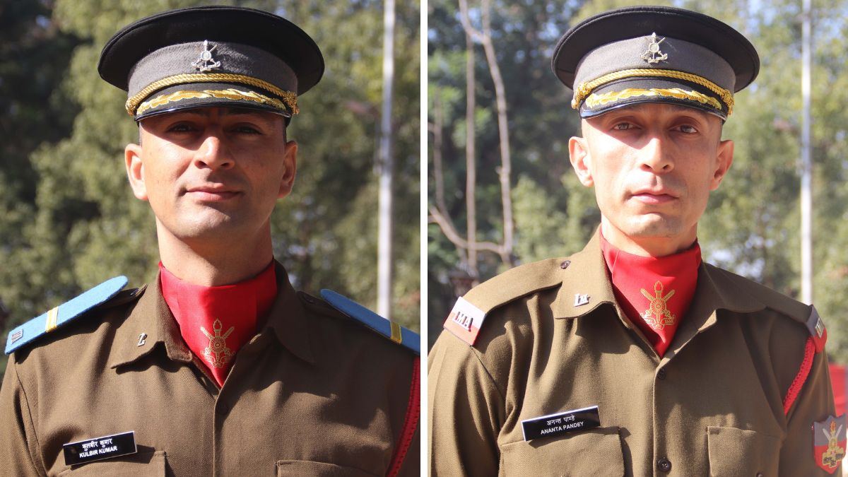 indian military academy passing out parade kulbir and anant won medals