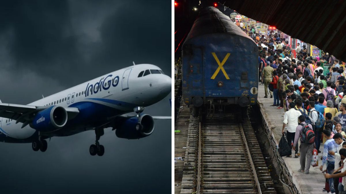 trains were full passengers left by taxis maxis and buses due to cancellation of indigo flights in doon