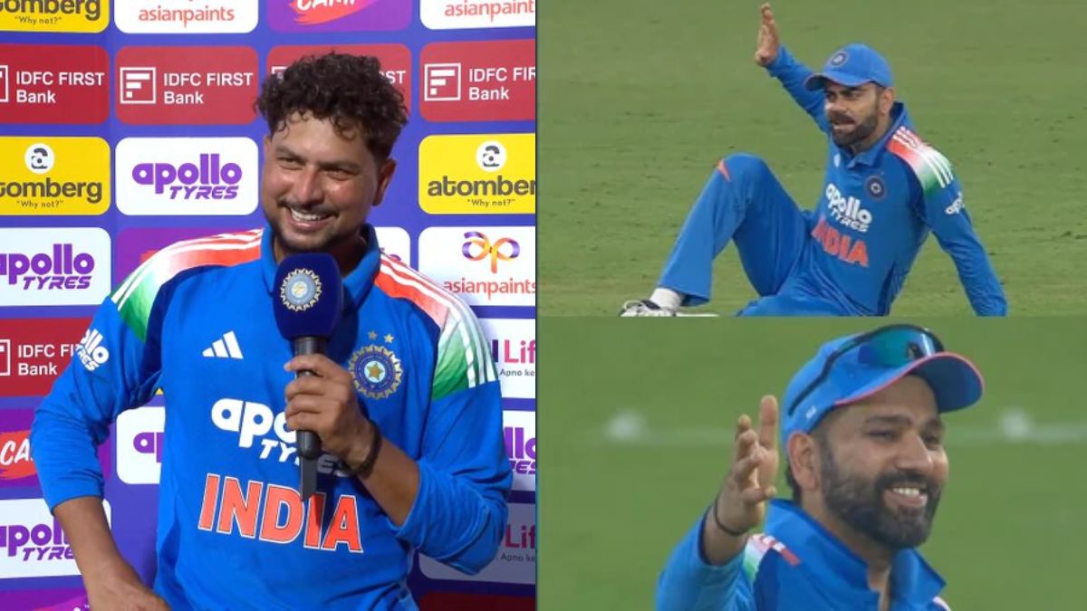 kuldeep yadav on rohit sharma tu wapas ja stops for taking three drs against south africa