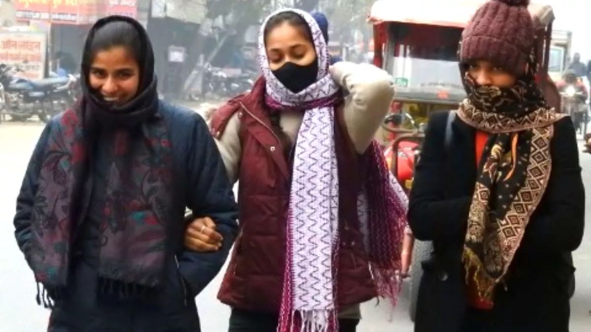 up weather update weather news cold wave grips in up temperature dips farmers concerned due to la nina effect