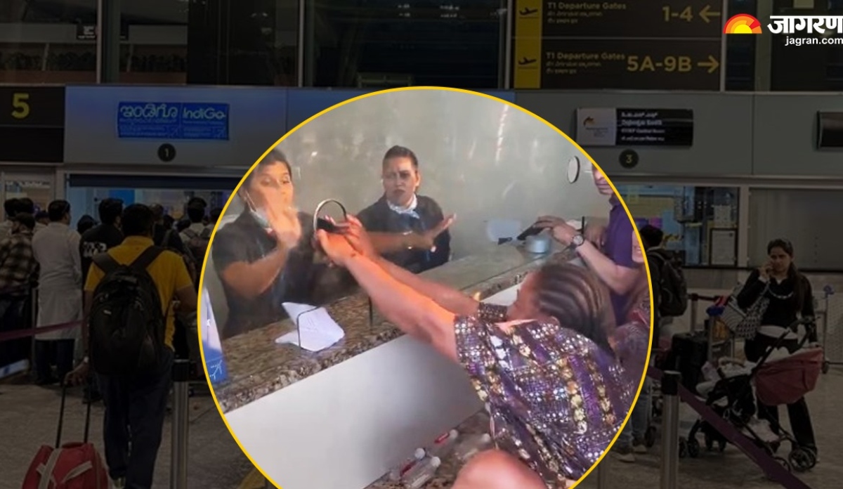 indigo services halted foreign female passenger mumbai airport climbing counter starving for food and water