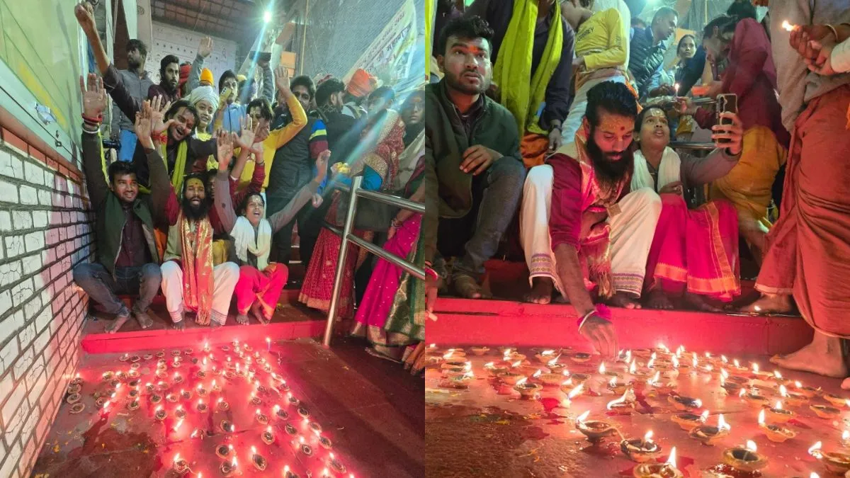 विवादित ढांचा विध्वंस की बरसी पर हनुमानगढ़ी की सीढ़ियों पर जलाए गए दीये, साधु-संतों ने कारसेवकों को दी श्रद्धांजलि
