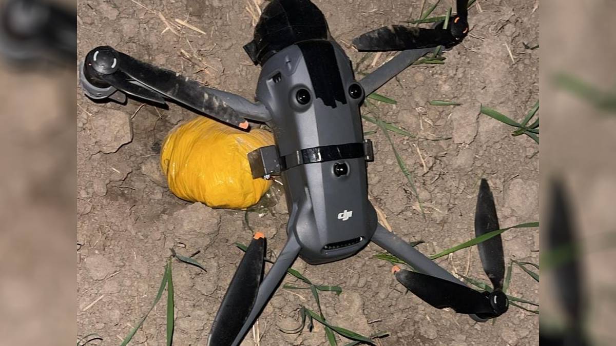 bsf shoots down three drones on punjab border heroin recovered