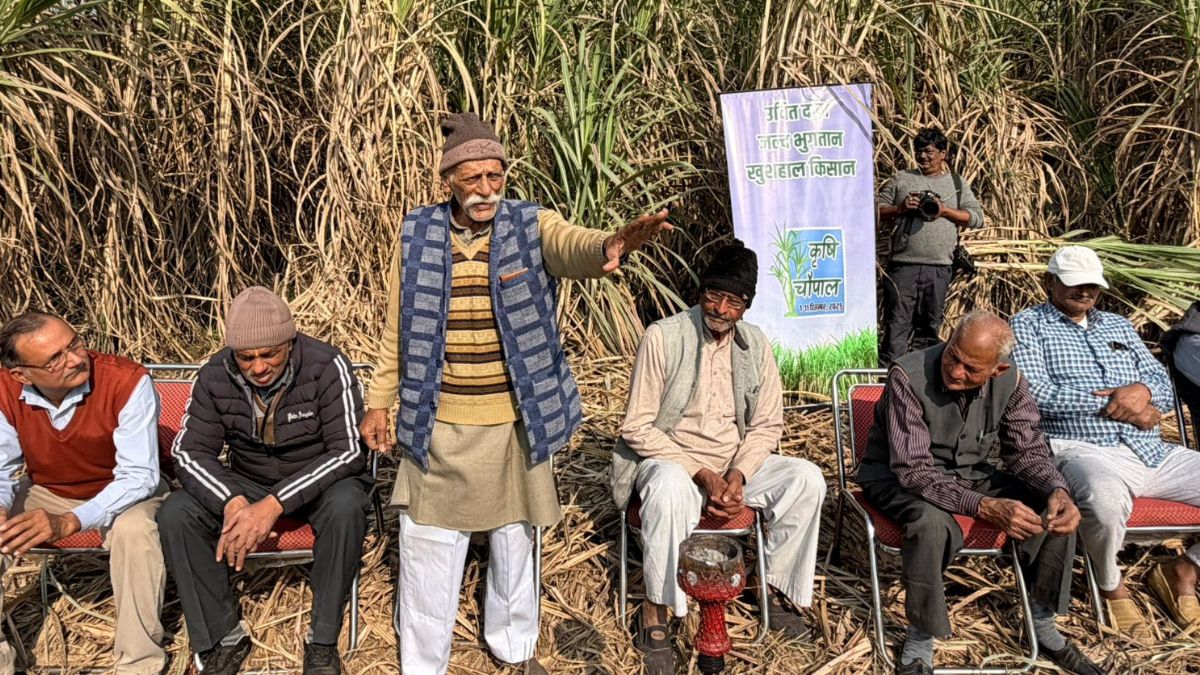 krishi chaupal farmers share prosperity stories thank yogi govt