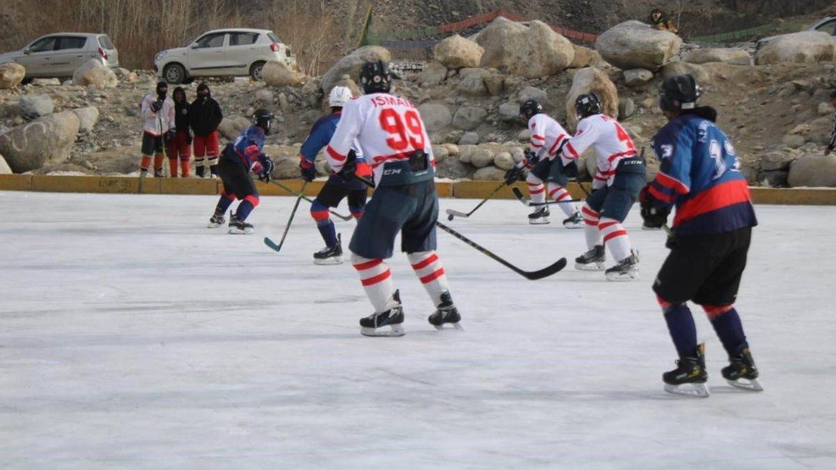 ice hockey rink in ladakh boost for winter sports