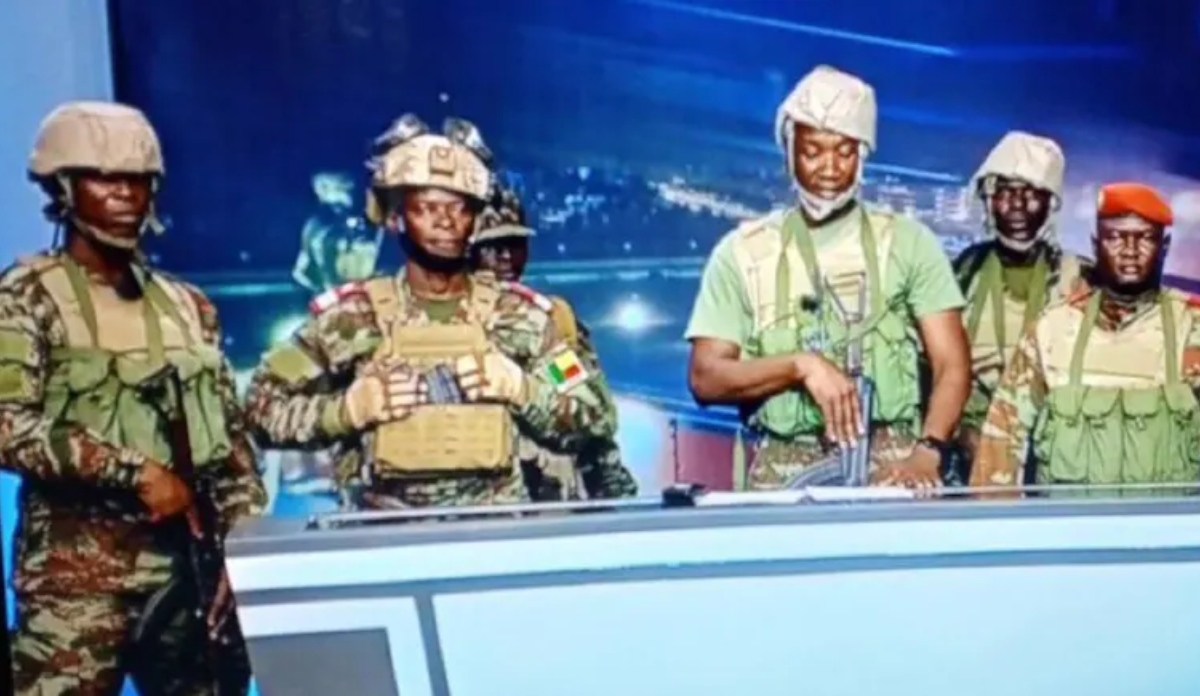 coup in africa soldiers appear on tv claim taken control of country government reveals the truth