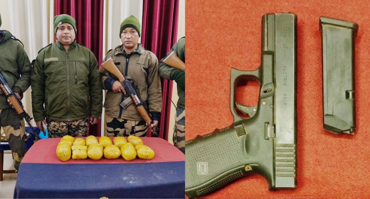 heroin and pistol seized bsf operations in punjab amritsar border