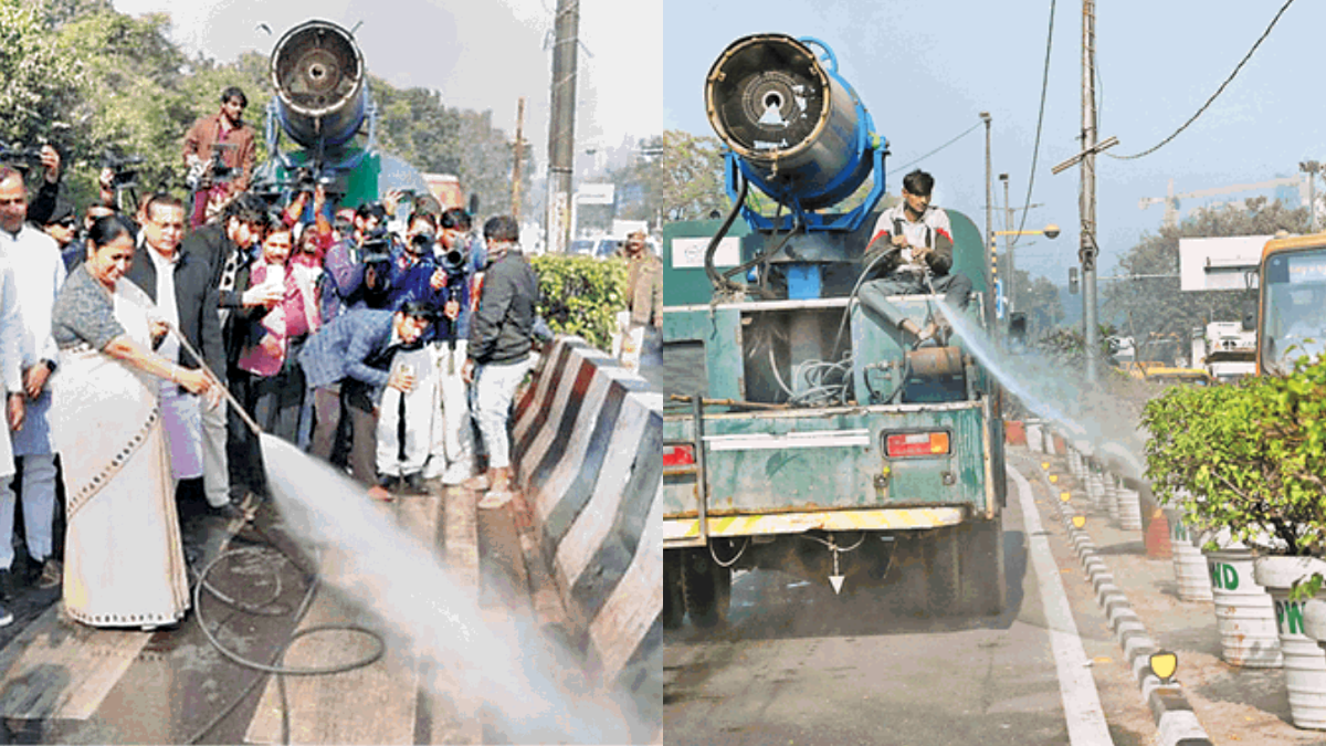 delhi ring road massive cleaning cm rekha guptas initiative