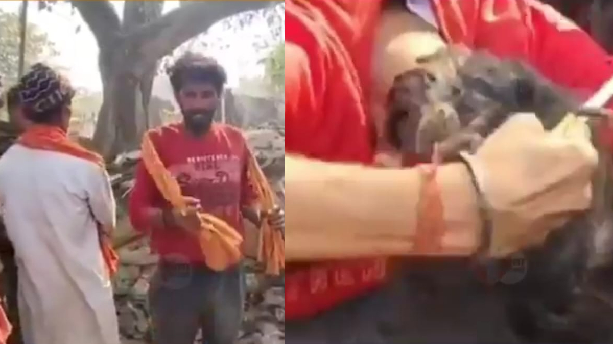 bulldozer action in begusarai modi supporter protests in unique style