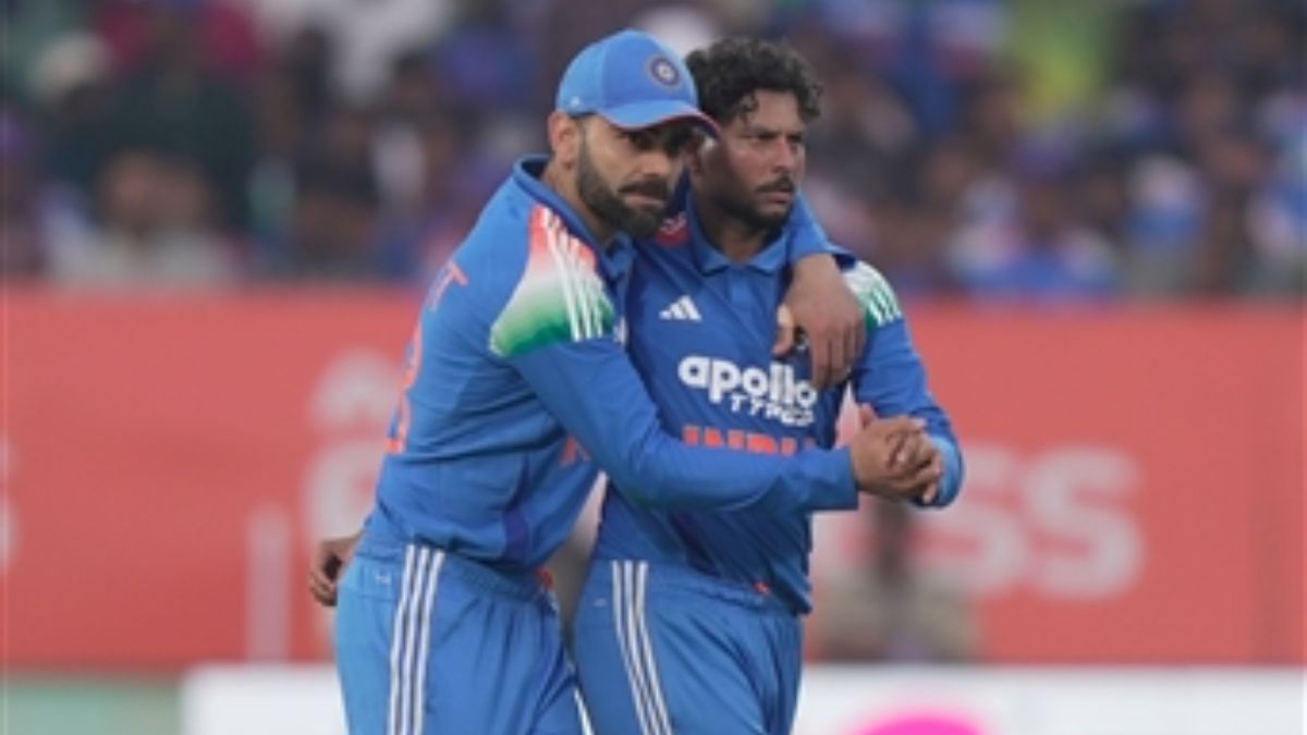 ind vs sa virat kohli threatens kuldeep yadav to slap