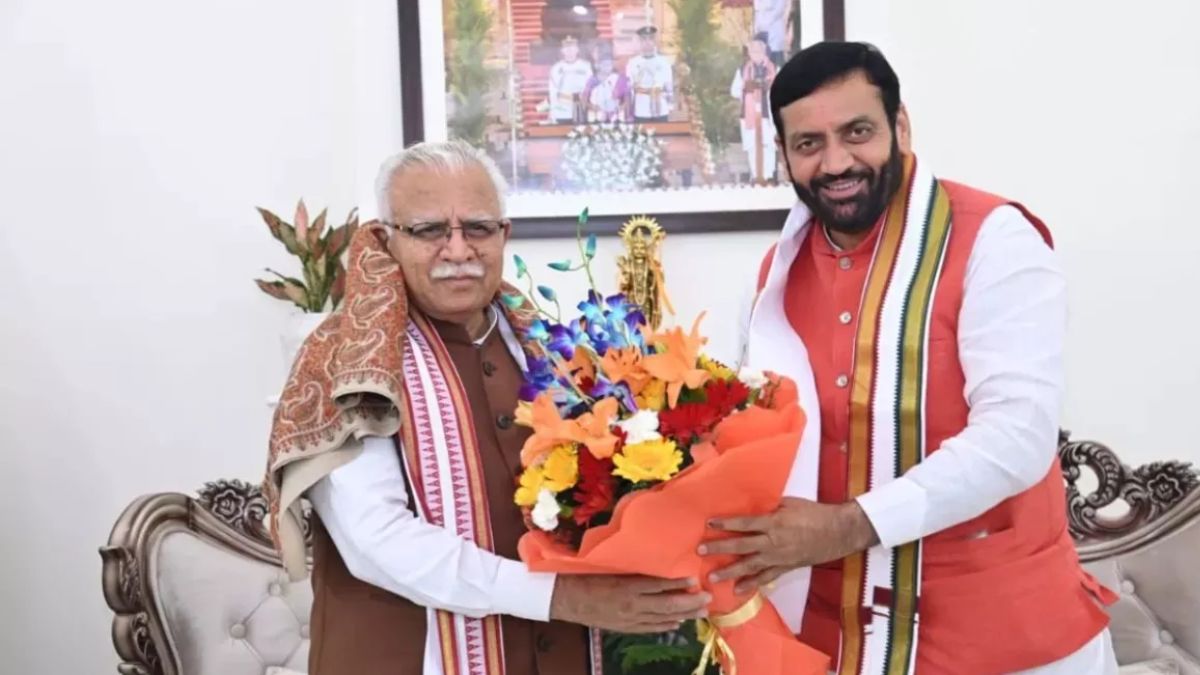 haryana bjp will soon have a new president with five contenders shortlisted manohar lal and cm saini are holding final discussions