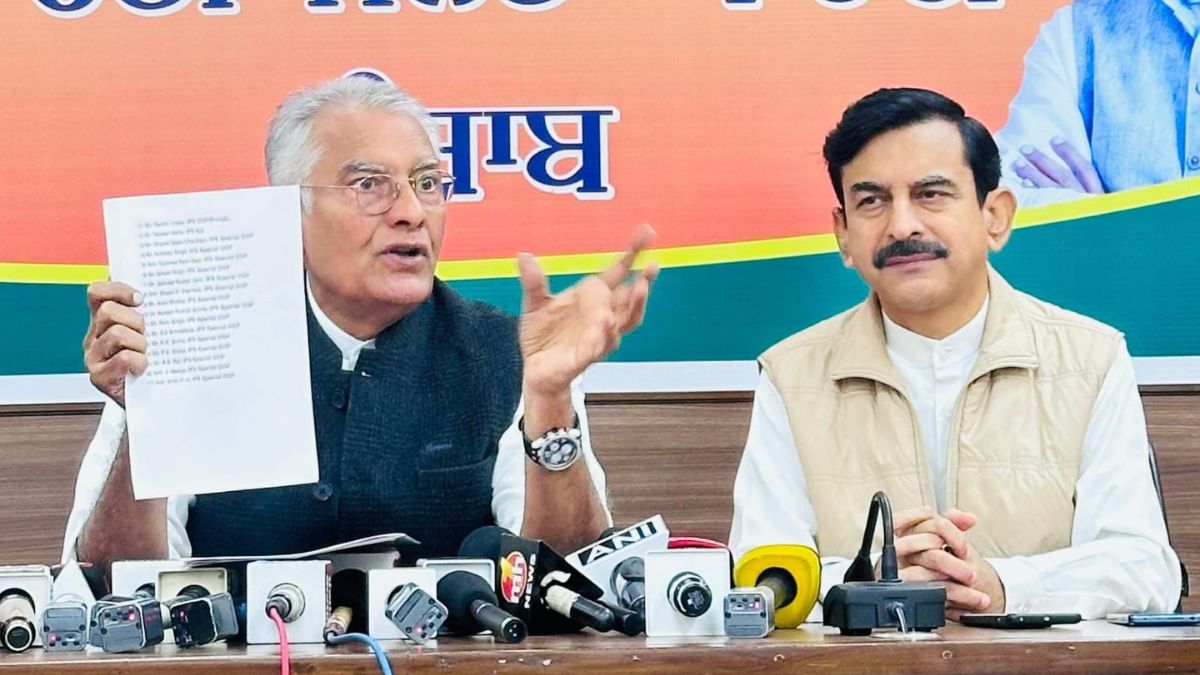 land pooling policy has failed those in uniform are demanding ransom punjab bjp president sunil jakhar made a serious allegation