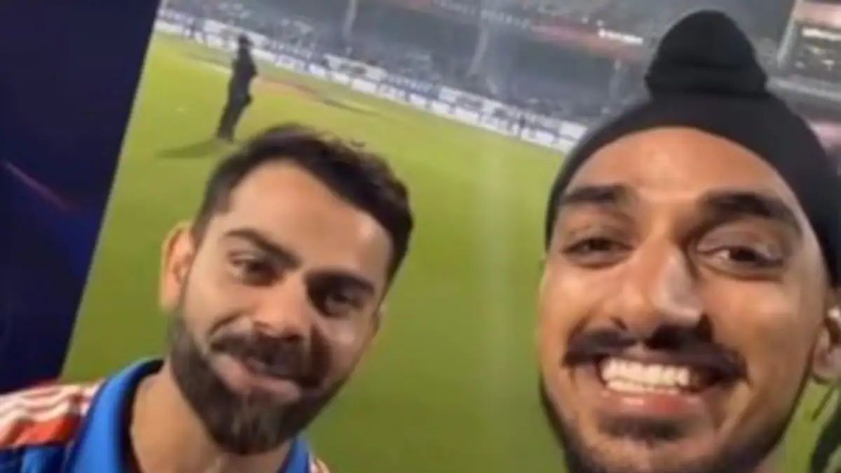 ind vs sa virat kohli and arshdeep singh viral video