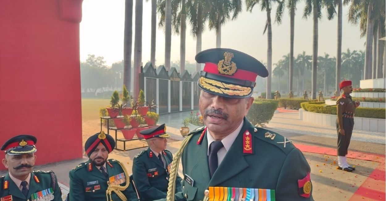 lt gen manoj kumar katiyar says in farrukhabad india faces threat on china and pakistan borders but army fully prepared