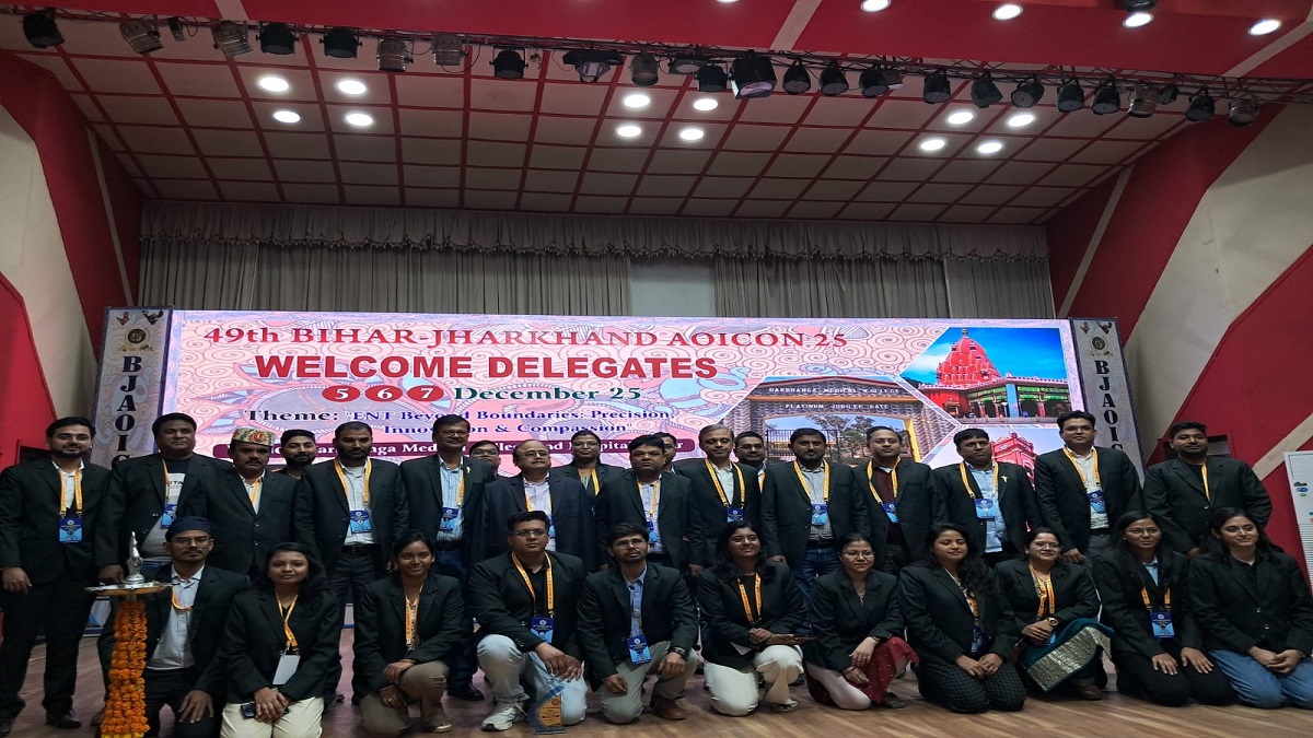 the conference concluded in darbhanga with a discussion on modern surgical techniques related to ear nose and throat diseases