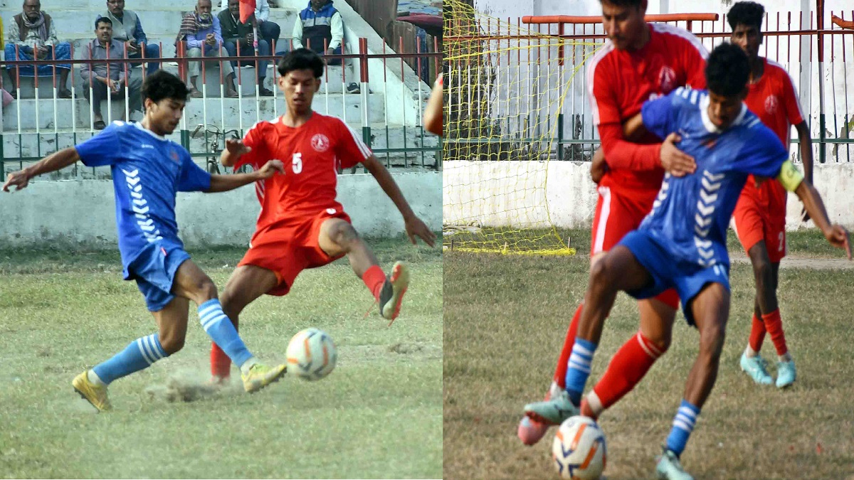 howrah union wins chaturbhuj cup football match in muzaffarpur
