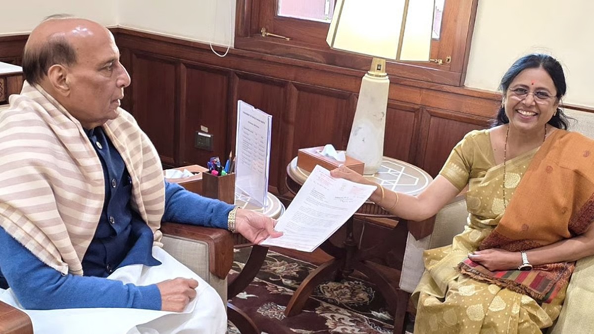 bjp rajya sabha member meets defence minister expresses concern over pune cantonment land being declared waqf property