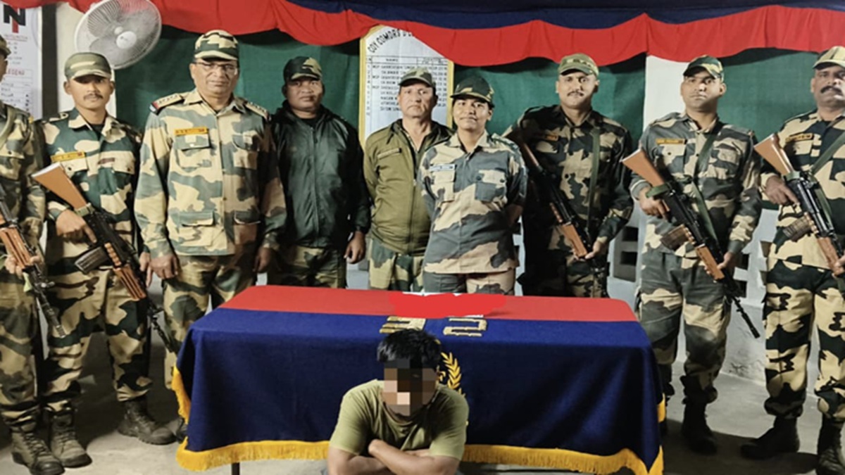 bsf seizes 36 gold biscuits worth more than five crore smuggler arrested