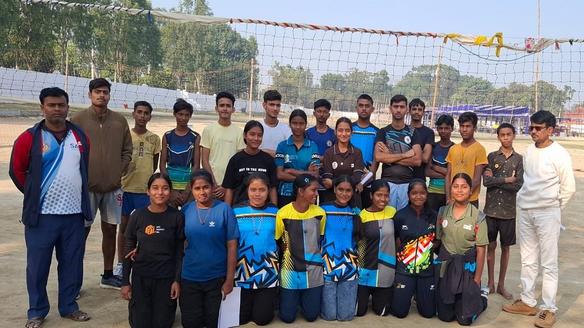 darbhanga team selected for junior state level volleyball tournament