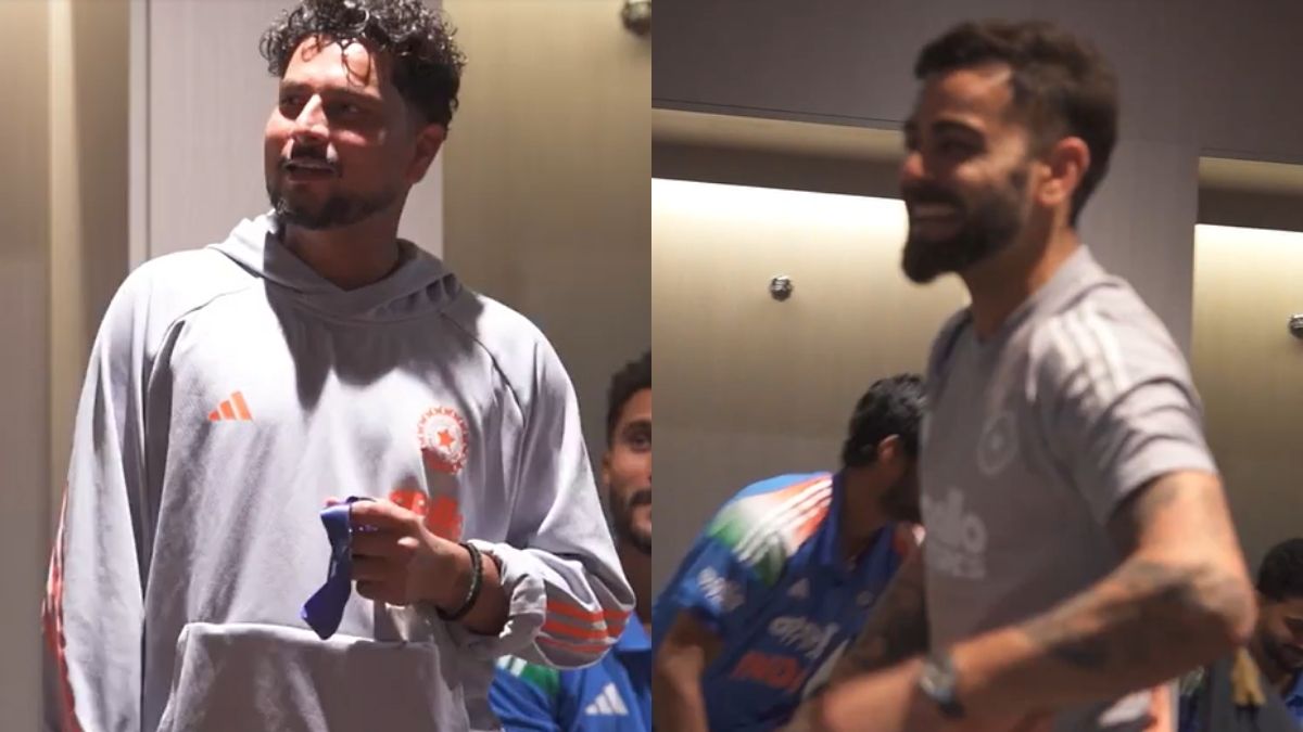 ind vs sa virat kohli ro de ro de kuldeep yadav dressing room video goes viral