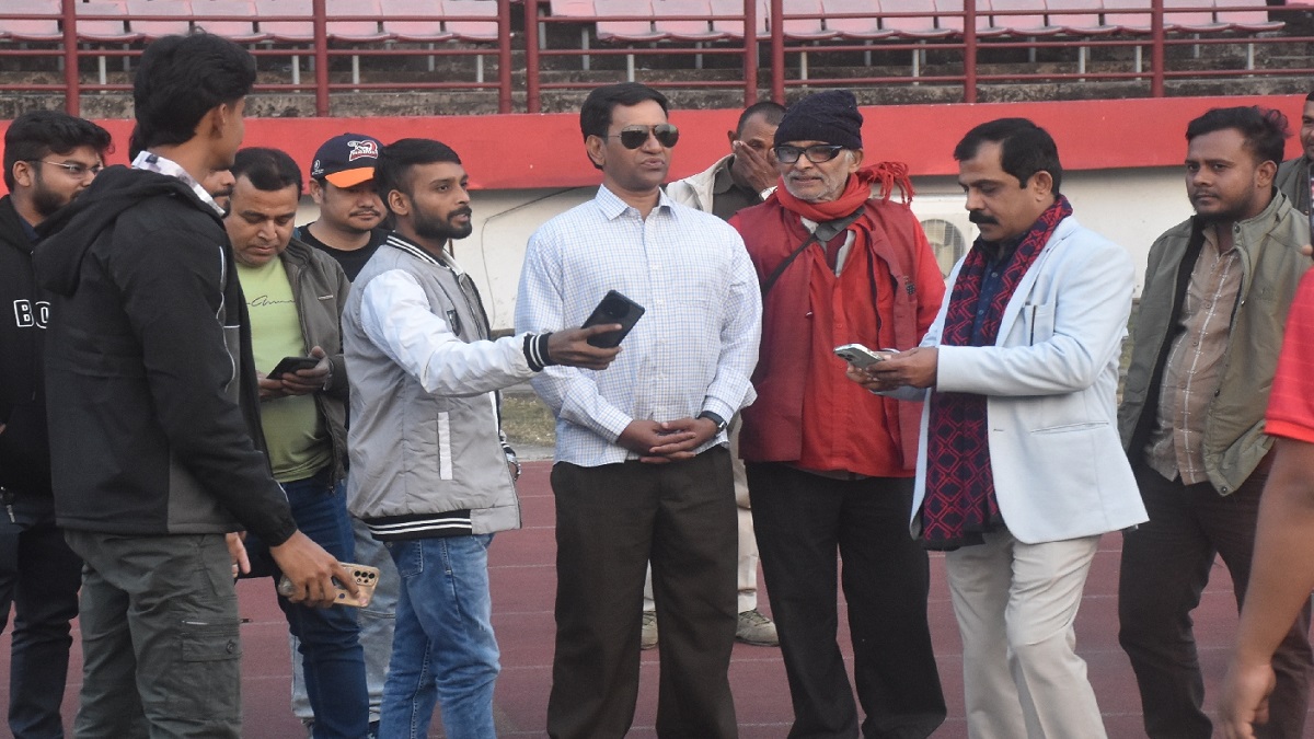 murga trophy bhojpuri film shooting in jamshedpur with nirahua and jfc youth