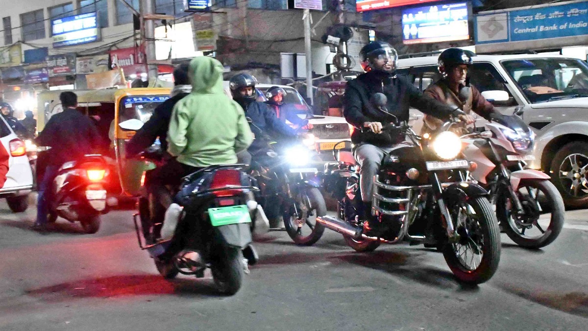 muzaffarpur traffic mystery who is violating noentry zones