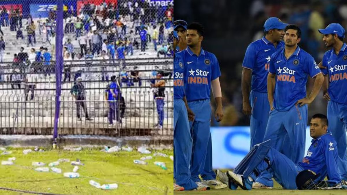 ind vs sa when crowd stop the match at cuttack between india and south africa know the story