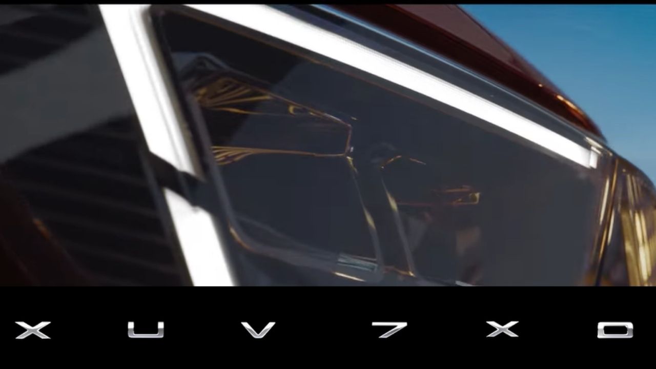 mahindra xuv 7xo launching january 5 first teaser out check triple screen dashboard and adas features