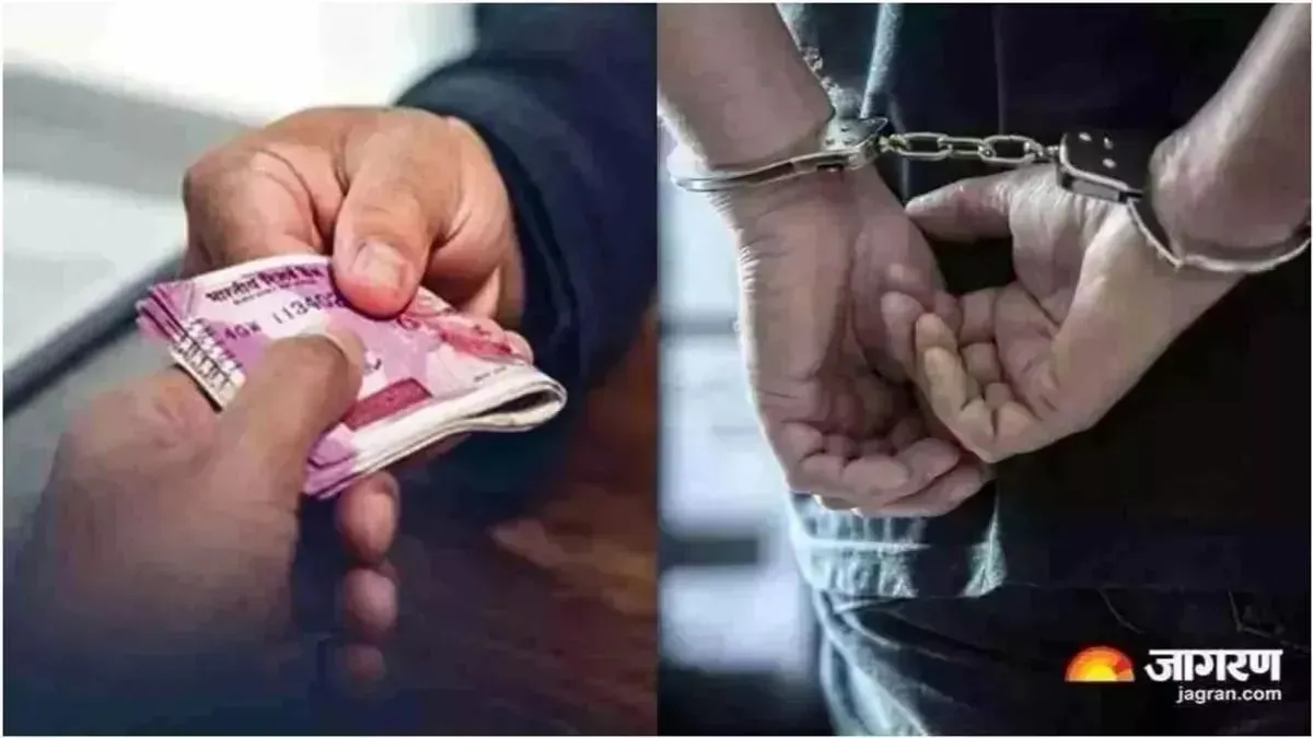 acb arrested a private person redhanded while accepting rs 75000 at the behest of a subinspector who had demanded a bribe of rs 7 lakh to weaken a fraud case