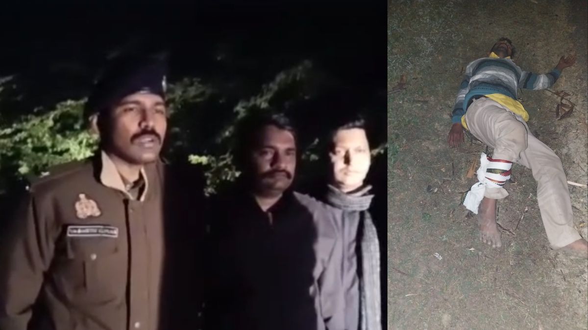 police encounter in lucknow notorious criminal trapped in encounter of mohanlalganj police and antf in lucknow