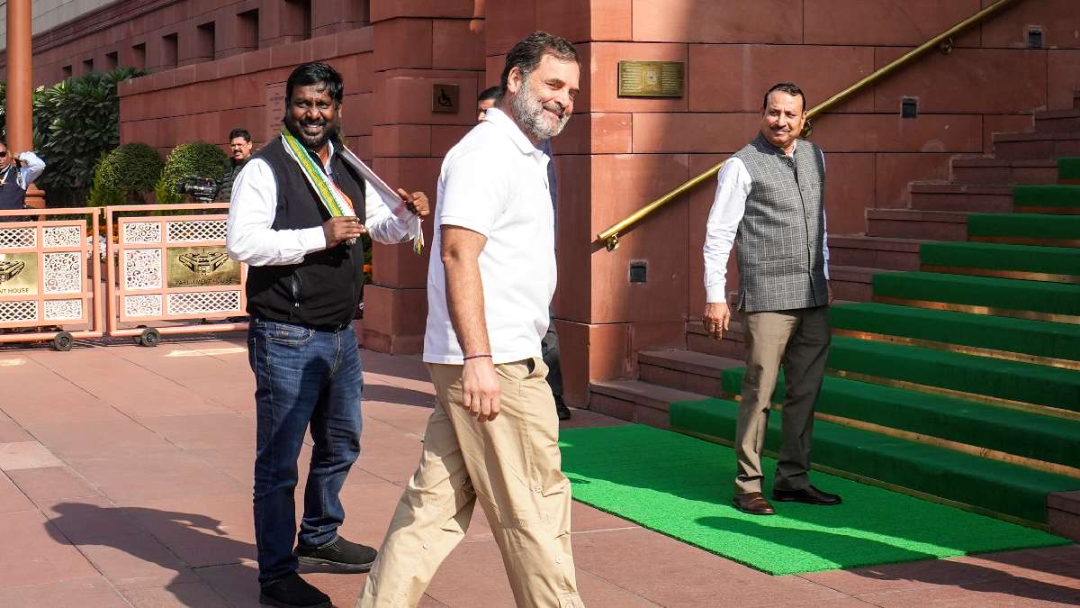 rahul gandhi reacts on vande mataram debate pm modi speech on parliament