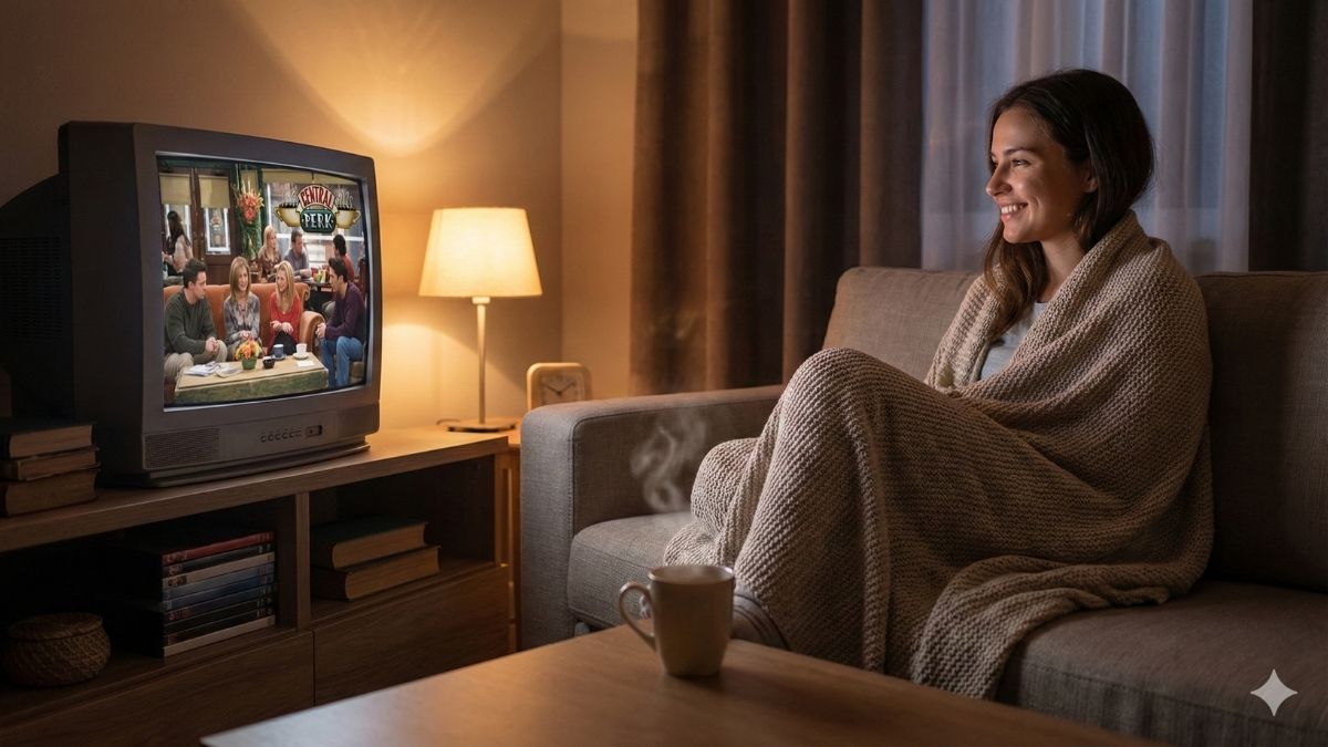 why do we like rewatching old shows or movies check details here