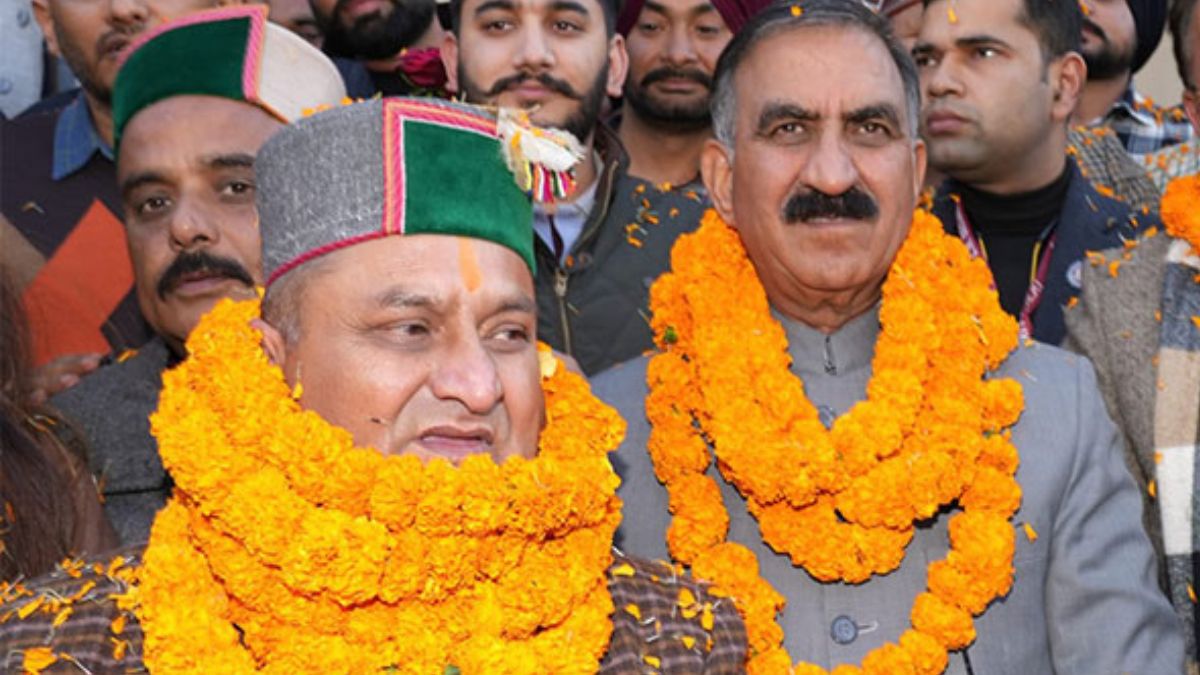 himachal pradesh cm sukhu and congress president vinay kumar meeting on pcc body