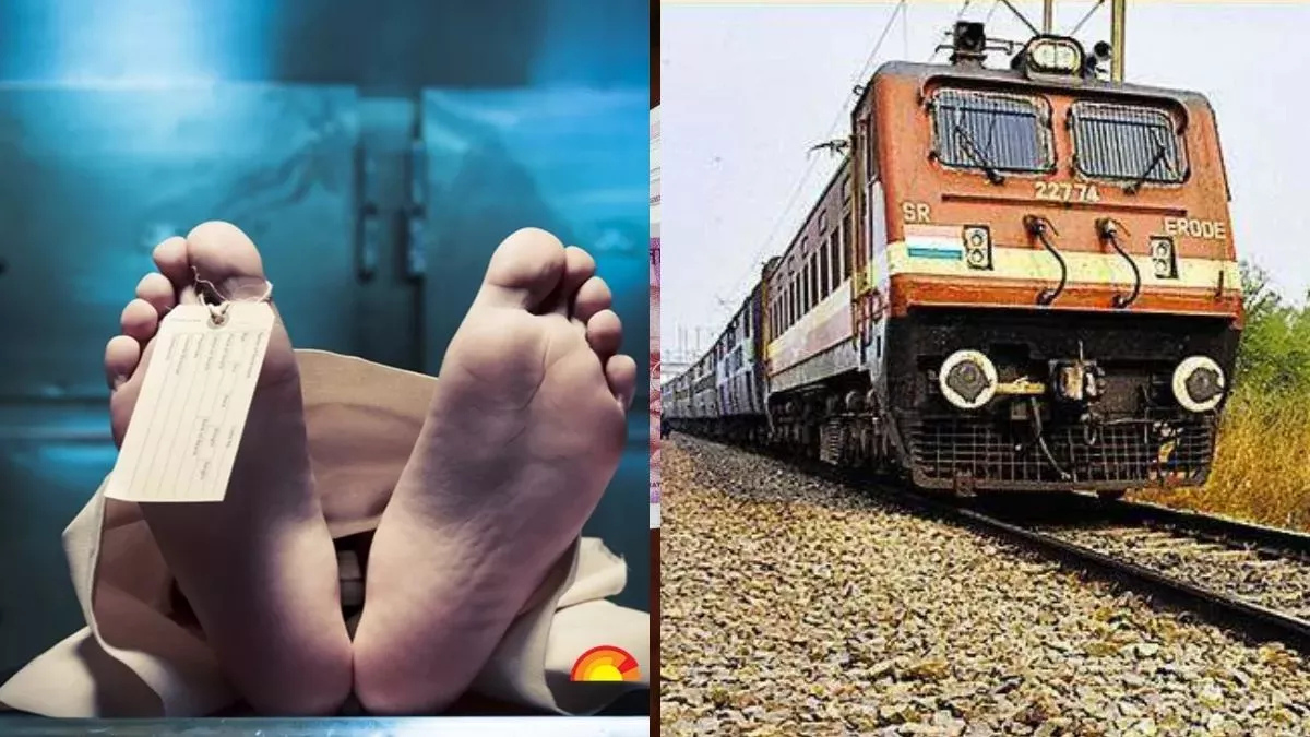 tragic accident in faridabad man decapitated by train while crossing tracks