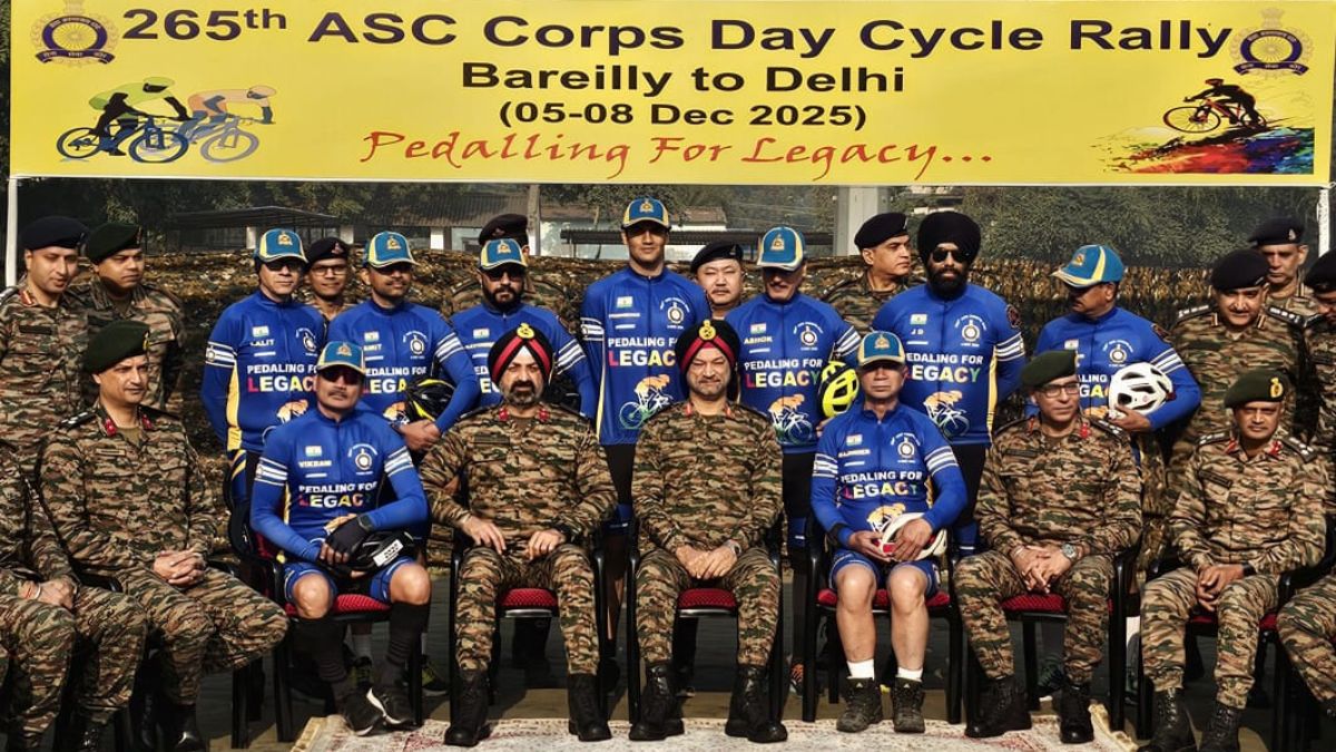asc celebrates 265th corps day in bareilly
